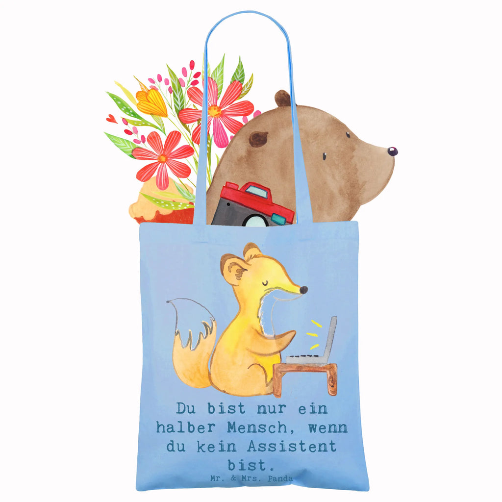 Tote bag Assistant heart Shopper, Schultertasche, Umhängetasche, Badetasche, Tragetasche, Beuteltasche, Stoffbeutel, Jutebeutel, Laptoptasche, Stofftasche, Beutel, Strandtasche, Einkaufstasche, Tasche, Einkaufstüte, Jutetasche, Beruf, Ausbildung, Jubiläum, Abschied, Rente, Kollege, Kollegin, Geschenk, Schenken, Arbeitskollege, Mitarbeiter, Firma, Danke, Dankeschön