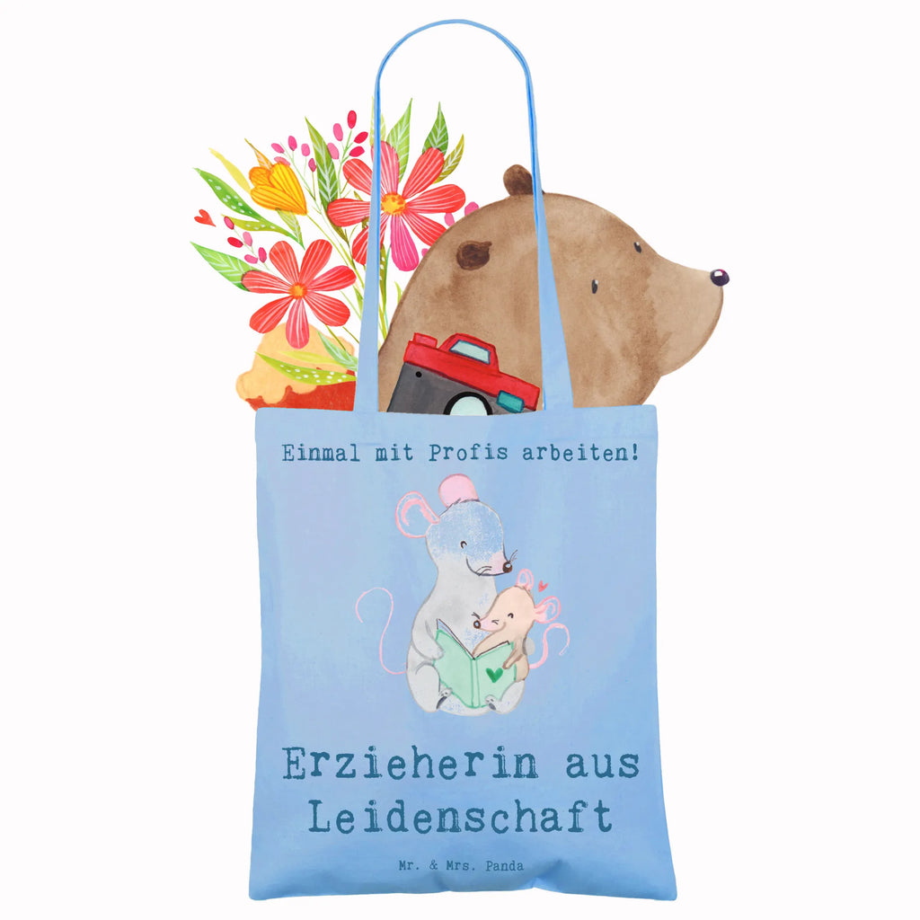 Torba wychowawczyni Pasja Strandtasche, Jutetasche, Jutebeutel, Badetasche, Laptoptasche, Stoffbeutel, Shopper, Stofftasche, Tasche, Beutel, Einkaufstasche, Umhängetasche, Beuteltasche, Einkaufstüte, Tragetasche, Schultertasche, Beruf, Ausbildung, Jubiläum, Abschied, Rente, Kollege, Kollegin, Geschenk, Schenken, Arbeitskollege, Mitarbeiter, Firma, Danke, Dankeschön, Erzieherin, Kindergärtnerin, Abschiedsgeschenke Kindergarten, Pädagogin