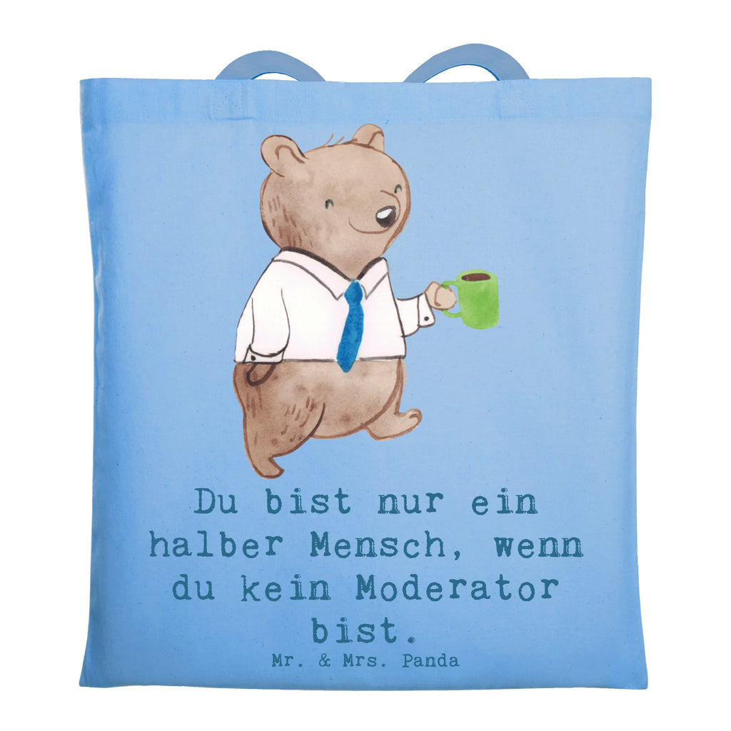 Tote bag Moderator heart Jutebeutel, Tragetasche, Stofftasche, Badetasche, Einkaufstüte, Jutetasche, Schultertasche, Umhängetasche, Beuteltasche, Stoffbeutel, Einkaufstasche, Strandtasche, Beutel, Tasche, Laptoptasche, Shopper, Beruf, Ausbildung, Jubiläum, Abschied, Rente, Kollege, Kollegin, Geschenk, Schenken, Arbeitskollege, Mitarbeiter, Firma, Danke, Dankeschön