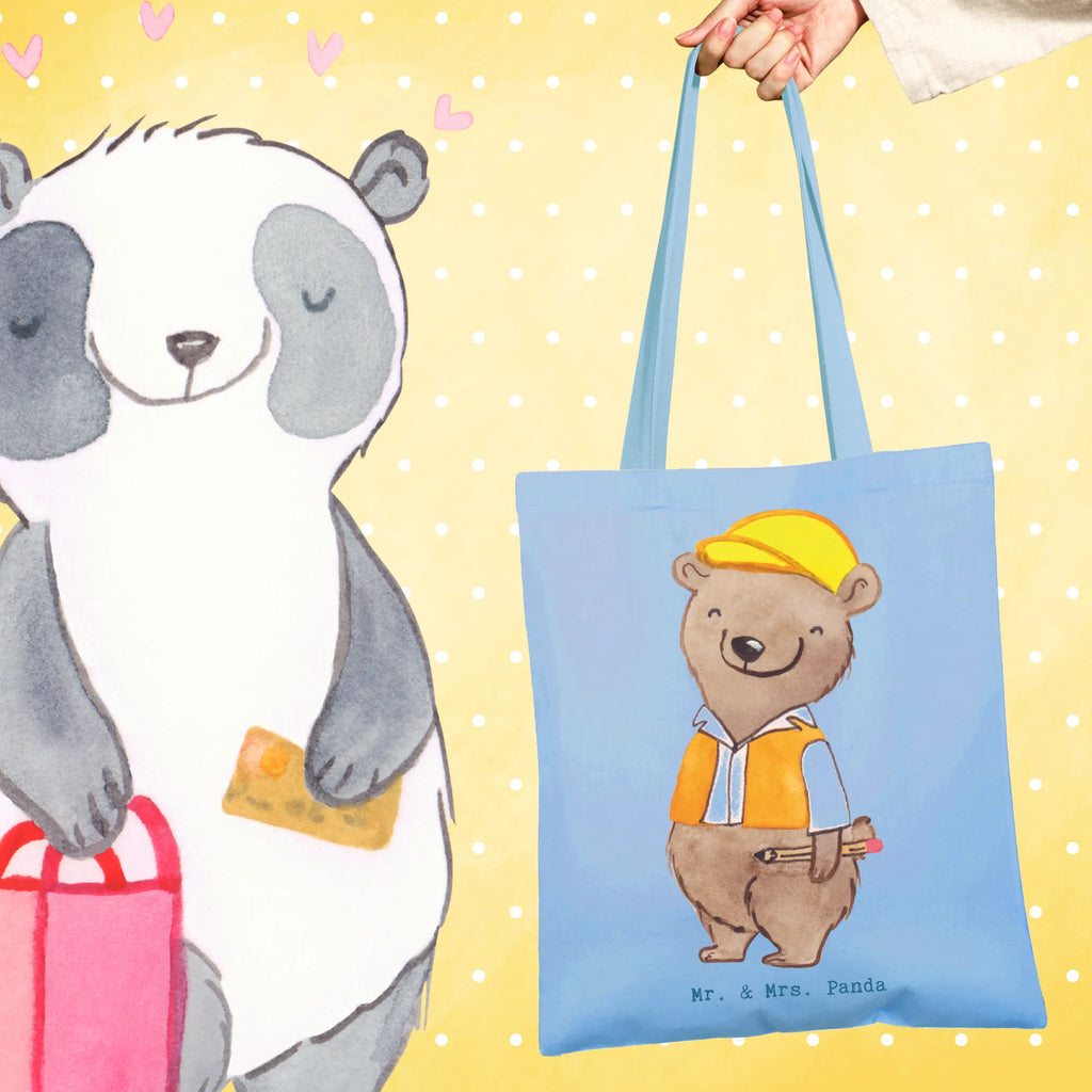 Torba Inżynier budowlany serce Zawód, Wykształcenie, Jubileusz, Pożegnanie, Emerytura, Kolega, Koleżanka, Prezent, Dawać, Pracownik, Współpracownik, Firma, Dziękuję, Dziękuję bardzo