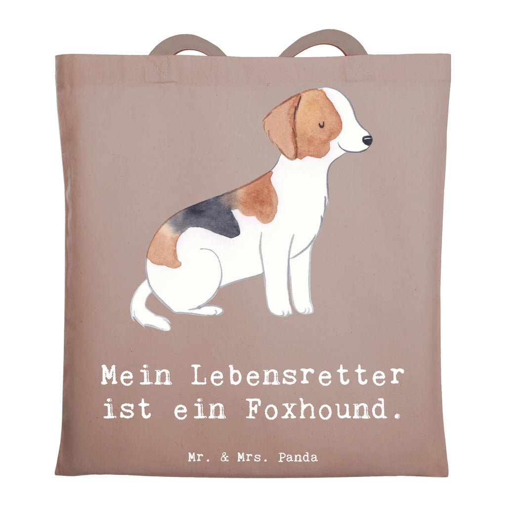 Tote bag Foxhound Lifesaver Jutebeutel, Strandtasche, Beutel, Shopper, Badetasche, Tasche, Jutetasche, Tragetasche, Einkaufstasche, Schultertasche, Laptoptasche, Einkaufstüte, Umhängetasche, Beuteltasche, Stoffbeutel, Stofftasche, Hund, Hunderasse, Rassehund, Hundebesitzer, Geschenk, Tierfreund, Schenken, Welpe, Laufhund, Foxhound, Jagdhund