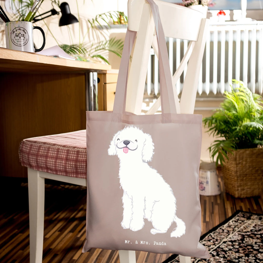 Tote bag Miniature Poodle Lifesaver Tragetasche, Beuteltasche, Jutetasche, Laptoptasche, Beutel, Stofftasche, Schultertasche, Einkaufstasche, Tasche, Jutebeutel, Einkaufstüte, Badetasche, Shopper, Strandtasche, Stoffbeutel, Umhängetasche, Hund, Hunderasse, Rassehund, Hundebesitzer, Geschenk, Tierfreund, Schenken, Welpe, Kleinpudel, Pudel