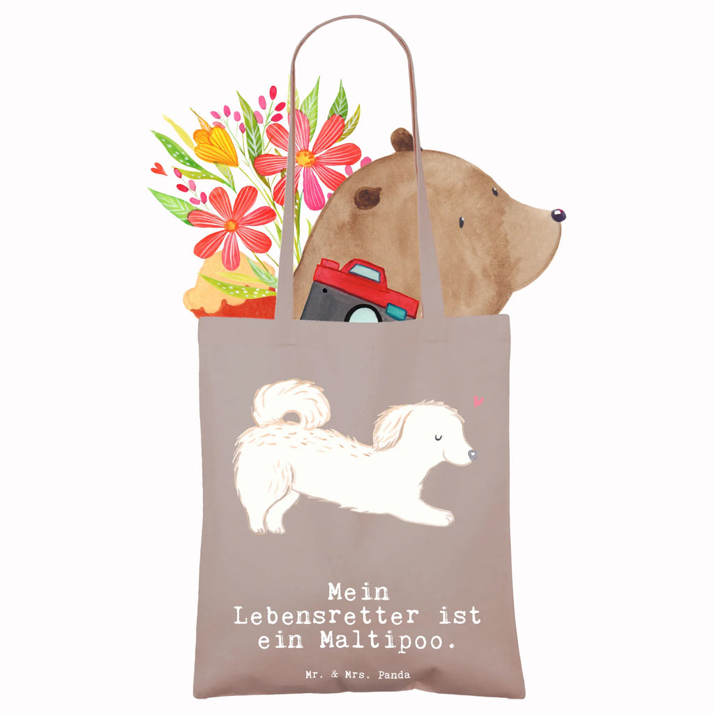 Tragetasche Maltipoo Lebensretter Strandtasche, Beutel, Laptoptasche, Beuteltasche, Umhängetasche, Jutebeutel, Jutetasche, Badetasche, Tragetasche, Einkaufstasche, Schultertasche, Einkaufstüte, Stoffbeutel, Shopper, Stofftasche, Tasche, Hund, Hunderasse, Rassehund, Hundebesitzer, Geschenk, Tierfreund, Schenken, Welpe, Maltipoo, Mischling, Kreuzung