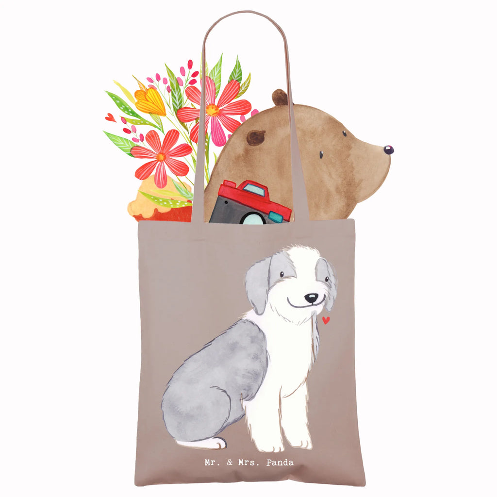 Tote bag Bearded Collie Lifesaver shopper, cloth bag, Carrier bag, jute bag, pouch, shopping bag, cotton bag, shoulder bag, bag, Dog, dog breed, purebred dog, dog owner, gift, animal lover, giving, puppy