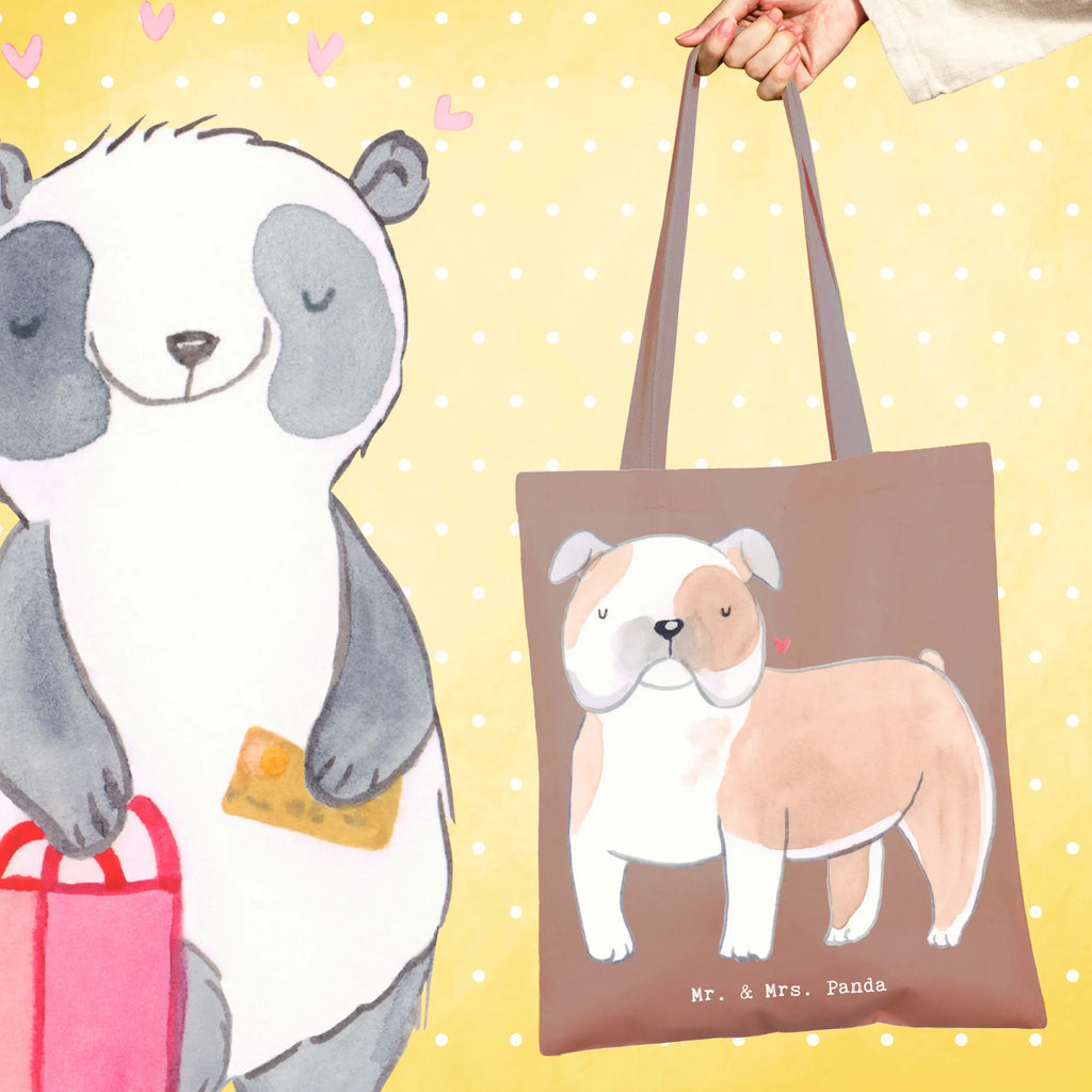 Tote bag English Bulldog Moment Jutetasche, Strandtasche, Schultertasche, Beutel, Tasche, Umhängetasche, Stoffbeutel, Stofftasche, Laptoptasche, Jutebeutel, Shopper, Tragetasche, Einkaufstasche, Beuteltasche, Einkaufstüte, Badetasche, Hund, Hunderasse, Rassehund, Hundebesitzer, Geschenk, Tierfreund, Schenken, Welpe, Englische Bulldogge, English Bulldog