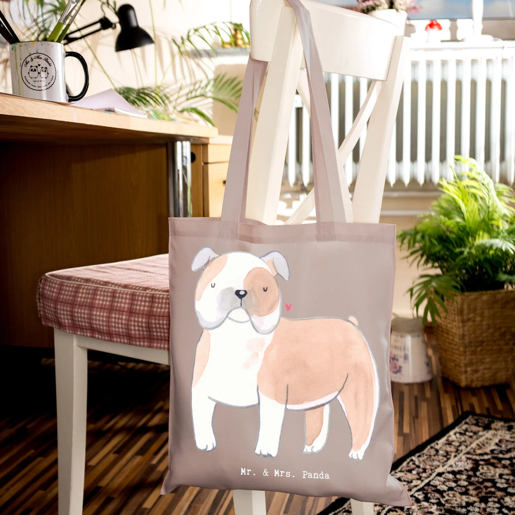 Tote bag English Bulldog Moment Jutetasche, Strandtasche, Schultertasche, Beutel, Tasche, Umhängetasche, Stoffbeutel, Stofftasche, Laptoptasche, Jutebeutel, Shopper, Tragetasche, Einkaufstasche, Beuteltasche, Einkaufstüte, Badetasche, Hund, Hunderasse, Rassehund, Hundebesitzer, Geschenk, Tierfreund, Schenken, Welpe, Englische Bulldogge, English Bulldog