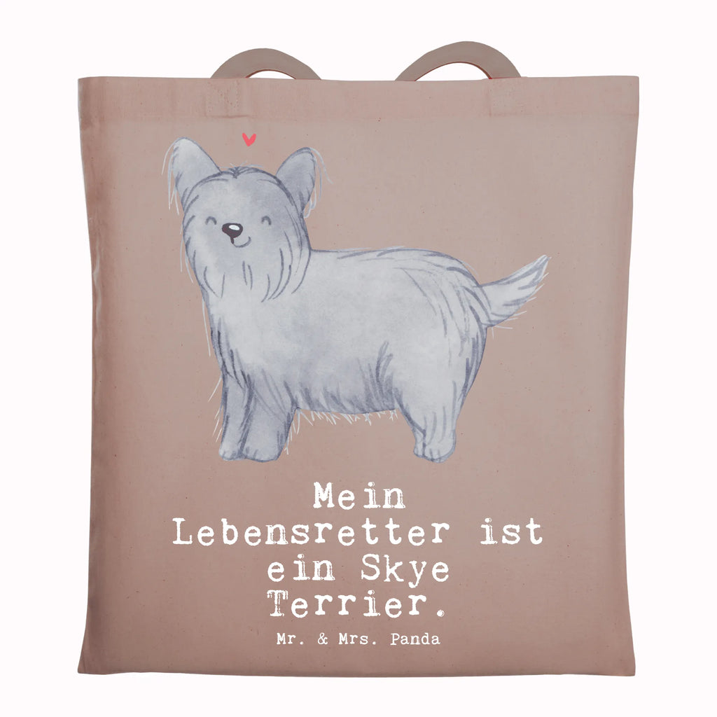 Tragetasche Skye Terrier Lebensretter Shopper, Stoffbeutel, Laptoptasche, Jutetasche, Tasche, Umhängetasche, Tragetasche, Badetasche, Schultertasche, Stofftasche, Einkaufstüte, Beutel, Beuteltasche, Strandtasche, Jutebeutel, Einkaufstasche, Hund, Hunderasse, Rassehund, Hundebesitzer, Geschenk, Tierfreund, Schenken, Welpe, Terrier, Skye Terrier