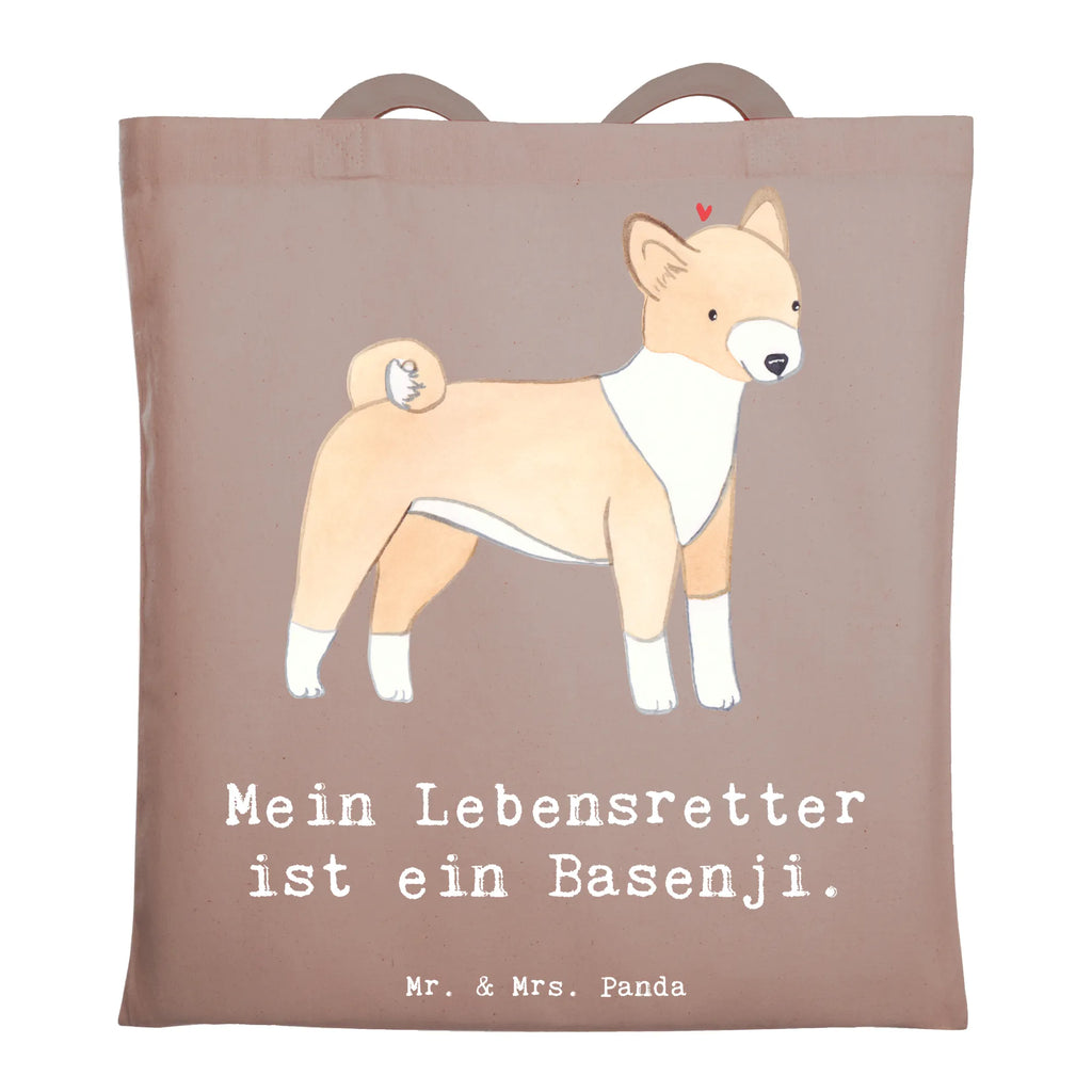 Tragetasche Basenji Lebensretter Stofftasche, Jutebeutel, Einkaufstüte, Jutetasche, Shopper, Strandtasche, Laptoptasche, Beutel, Beuteltasche, Einkaufstasche, Tragetasche, Tasche, Umhängetasche, Stoffbeutel, Schultertasche, Badetasche, Hund, Hunderasse, Rassehund, Hundebesitzer, Geschenk, Tierfreund, Schenken, Welpe, Kongo-Terrier, Basenji