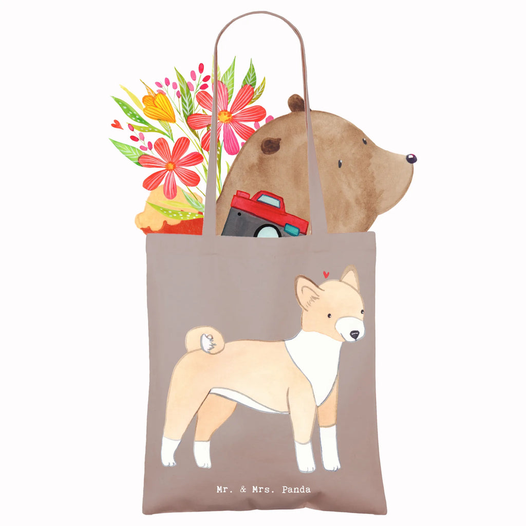 Tragetasche Basenji Lebensretter Stofftasche, Jutebeutel, Einkaufstüte, Jutetasche, Shopper, Strandtasche, Laptoptasche, Beutel, Beuteltasche, Einkaufstasche, Tragetasche, Tasche, Umhängetasche, Stoffbeutel, Schultertasche, Badetasche, Hund, Hunderasse, Rassehund, Hundebesitzer, Geschenk, Tierfreund, Schenken, Welpe, Kongo-Terrier, Basenji