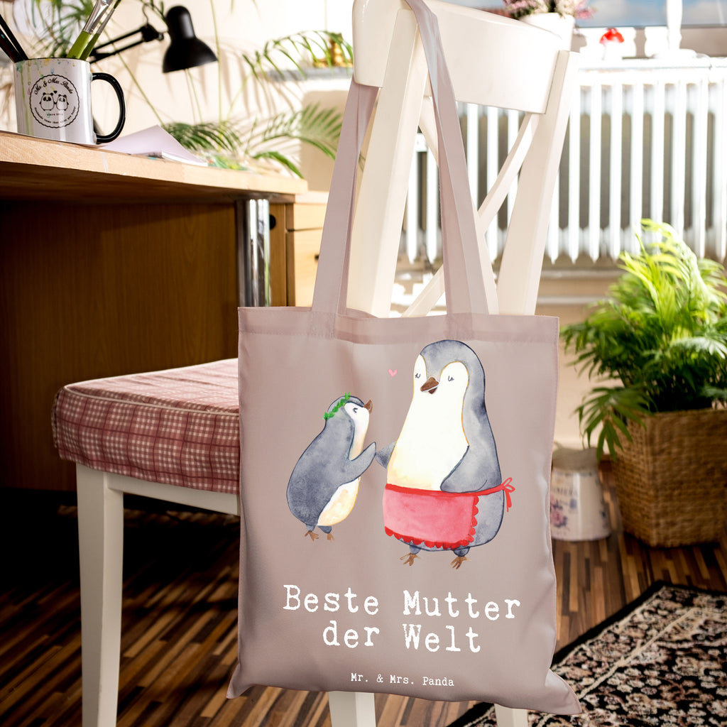 Tragetasche Pinguin Beste Mutter der Welt Tasche, Einkaufstasche, Shopper, Tragetasche, Stoffbeutel, Jutebeutel, Beuteltasche, Schultertasche, Beutel, Jutetasche, Umhängetasche, Einkaufstüte, Stofftasche, Badetasche, Laptoptasche, Strandtasche, für, Dankeschön, Geschenk, Schenken, Geburtstag, Geburtstagsgeschenk, Geschenkidee, Danke, Bedanken, Mitbringsel, Freude machen, Geschenktipp, Muttertag, Mutter, Mami, Mutti, Mama, Supermama, Ma, Beste, Beste Mama, Tochter, Sohn
