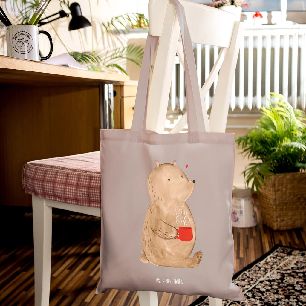 Torba Niedźwiedź Poranna kawa Miłość, partner, przyjaciel, przyjaciółka, mąż, żona, wesele, zaręczyny, prośba o rękę, prezent miłosny, rocznica, dzień ślubu