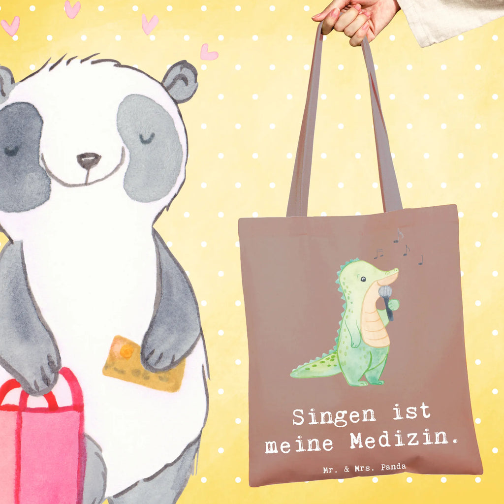 Tote bag crocodile To sing shoulder bag, bag, shopping bag, pouch, shopper, cloth bag, Carrier bag, cotton bag, jute bag, Gift, sport, hobby, giving, thank you, award, profit, athlete, vocals, band, Singing, live performance, hobby singers