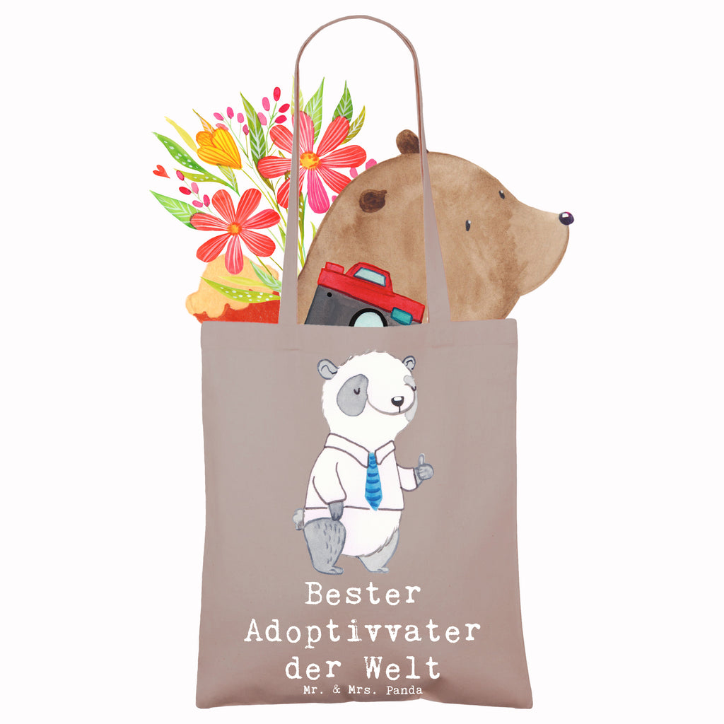 Tote bag panda Best adoptive father in the world Einkaufstasche, Schultertasche, Tragetasche, Stoffbeutel, Jutebeutel, Shopper, Tasche, Laptoptasche, Beutel, Strandtasche, Umhängetasche, Jutetasche, Stofftasche, Beuteltasche, Einkaufstüte, Badetasche, für, Dankeschön, Geschenk, Schenken, Geburtstag, Geburtstagsgeschenk, Geschenkidee, Danke, Bedanken, Mitbringsel, Freude machen, Geschenktipp, witzig, Abschluss, Sohn, Studium, Musterschüler, Spaß, Alumni, Student, Studienabschluss, lustig, Hochschule, Universität, Bachelor, Studenten, Uni