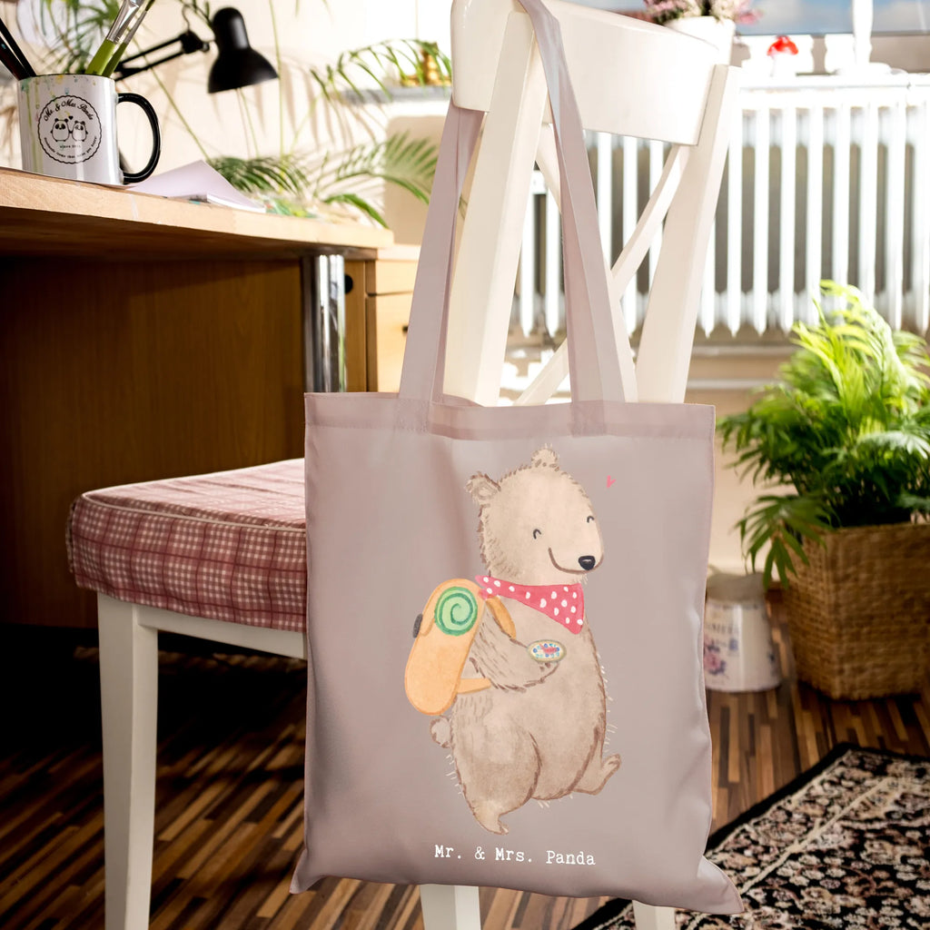 Tote bag bear Hike Badetasche, Stofftasche, Jutebeutel, Laptoptasche, Umhängetasche, Beutel, Einkaufstasche, Einkaufstüte, Schultertasche, Jutetasche, Beuteltasche, Tasche, Strandtasche, Stoffbeutel, Tragetasche, Shopper, Geschenk, Sport, Sportart, Hobby, Schenken, Danke, Dankeschön, Auszeichnung, Gewinn, Sportler, Outdoor Sport, Wandern, Spazieren, Natur entdecken, Bergsteigen, Freizeitsport, Wintertouren