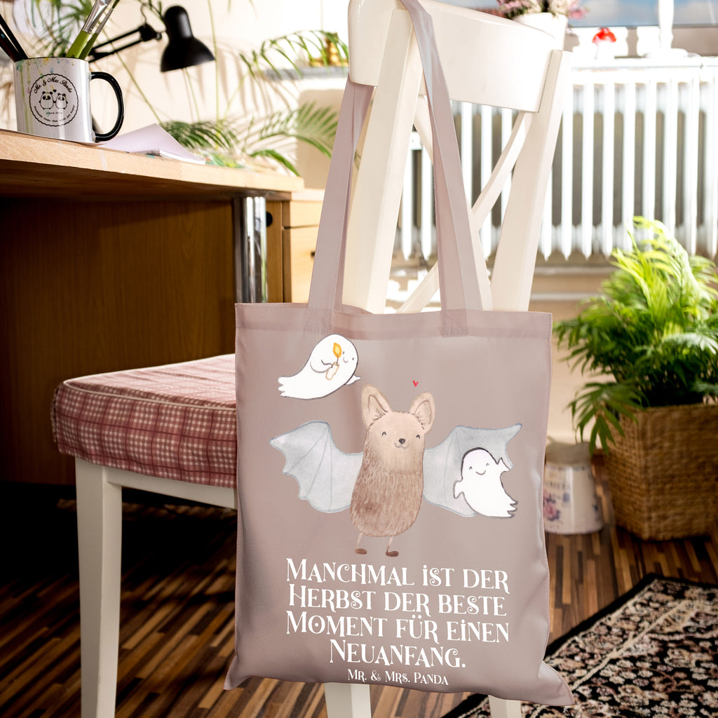 Tote bag Bat Ghosts Einkaufstasche, Schultertasche, Einkaufstüte, Shopper, Laptoptasche, Tragetasche, Stofftasche, Beuteltasche, Jutetasche, Jutebeutel, Strandtasche, Beutel, Umhängetasche, Badetasche, Tasche, Stoffbeutel, Halloween, Deko, Martinssingen, Dekoration, Geschenke, Schenken, Trick or Treat, Fledermaus, Süßes sonst gibt's saures, Gespenster, Halloween Deko