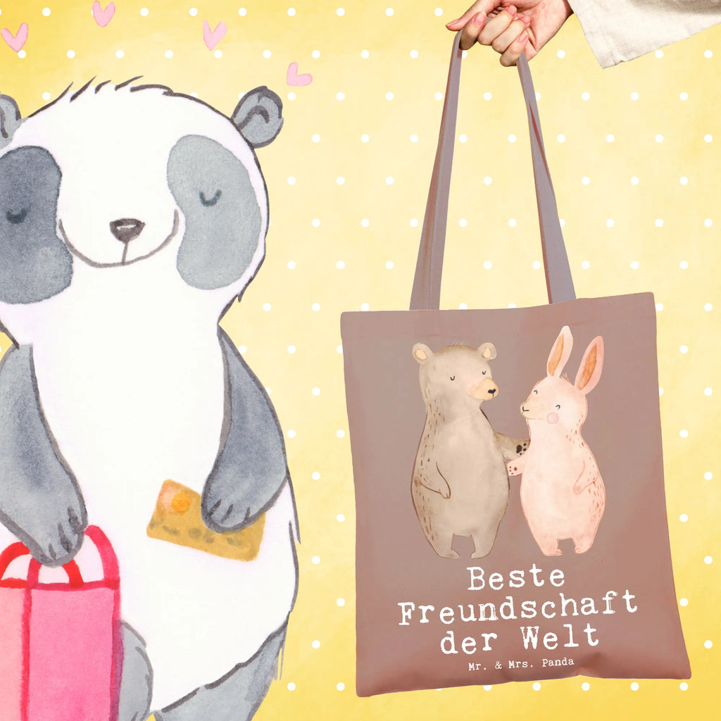 Tote bag Hare Best Friendship in the World Tasche, Shopper, Tragetasche, Beutel, Schultertasche, Laptoptasche, Einkaufstüte, Stofftasche, Badetasche, Stoffbeutel, Strandtasche, Jutebeutel, Beuteltasche, Umhängetasche, Einkaufstasche, Jutetasche, für, Dankeschön, Geschenk, Schenken, Geburtstag, Geburtstagsgeschenk, Geschenkidee, Danke, Bedanken, Mitbringsel, Freude machen, Geschenktipp, Freund, best friends, Kumpel, Clique, bae, Freunde fürs Leben, Freundschaft, Freundin, Freunde, bff