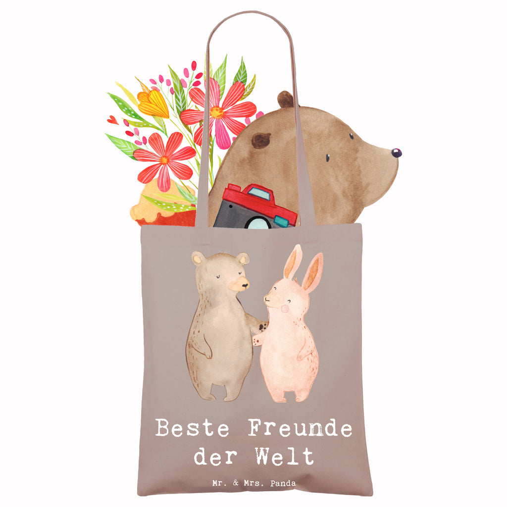 Tote bag Hare best friends in the world cotton bag, shopper, cloth bag, bag, pouch, Carrier bag, shopping bag, jute bag, shoulder bag, for, thank you, gift, giving, birthday, birthday present, gift idea, souvenir, make you happy, gift tip, girlfriend, boyfriend, friends, clique, friendship, best friends, dude, bff, bae