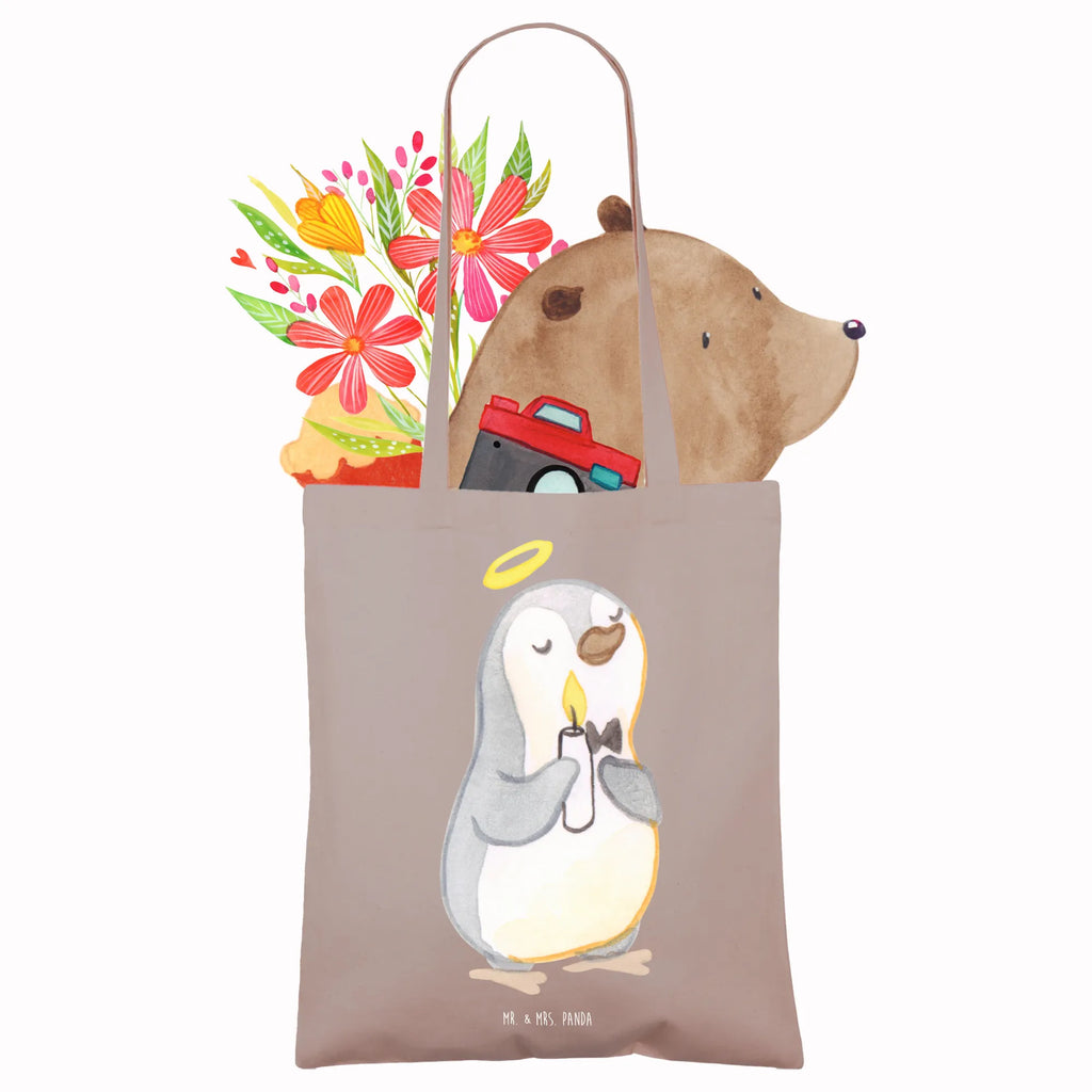 Tragetasche Pinguin Kommunion Tragetasche, Umhängetasche, Jutebeutel, Beutel, Einkaufstasche, Beuteltasche, Stofftasche, Badetasche, Shopper, Einkaufstüte, Strandtasche, Tasche, Jutetasche, Laptoptasche, Schultertasche, Stoffbeutel, Konfirmation, Kommunion, Jugendweihe, Konfirmation Geschenk, Sonnenschein, Glauben, Kommunion Dankeschön, Kommunion Geschenk