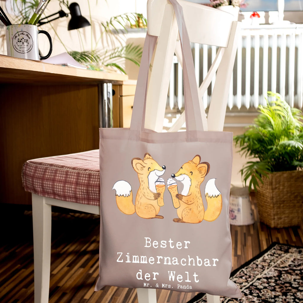 Tote bag Fox Best roommate in the world pouch, shopping bag, shopper, cloth bag, cotton bag, Carrier bag, jute bag, bag, shoulder bag, for, thank you, gift, giving, birthday, birthday present, gift idea, souvenir, make you happy, gift tip, Roommate, room, hospital, dormitory, patient, colleague, student dormitory, flat share, roommates, neighbor