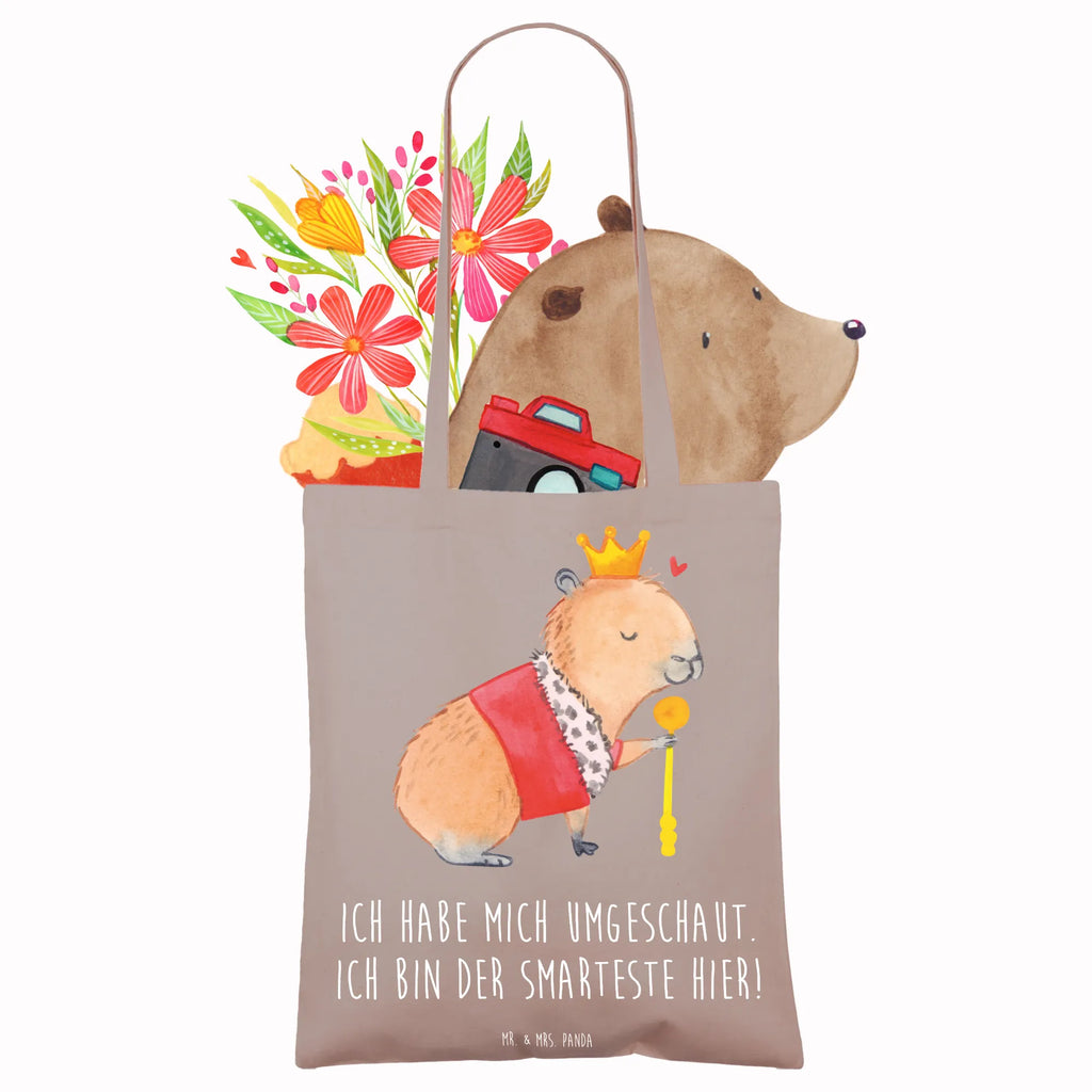 Tote bag Capybara King shoulder bag, bag, pouch, shopping bag, cotton bag, jute bag, Carrier bag, cloth bag, shopper, small animals, cute, funny, cute animal motives, hand drawn, small world, funny sayings, good mood, happy, gifts, gift ideas, special gifts, animal lover, card