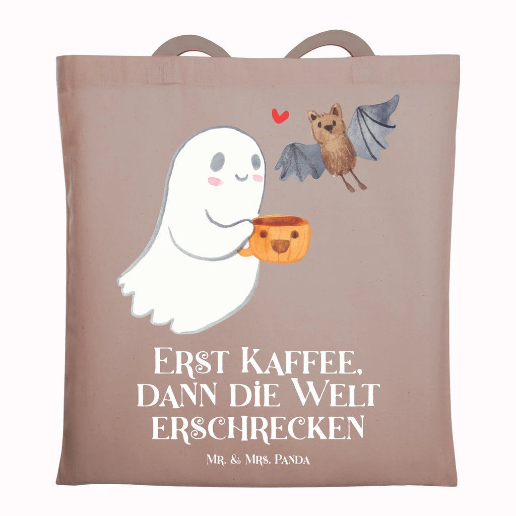 Tote bag Ghost Coffee Tasche, Strandtasche, Schultertasche, Stofftasche, Einkaufstüte, Tragetasche, Stoffbeutel, Jutebeutel, Umhängetasche, Beutel, Beuteltasche, Laptoptasche, Shopper, Einkaufstasche, Badetasche, Jutetasche, Halloween, Deko, Martinssingen, Dekoration, Geschenke, Schenken, Gespenst, Kaffee