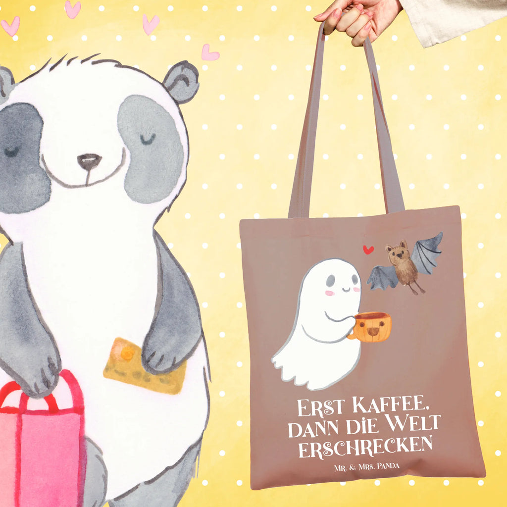 Tote bag Ghost Coffee Tasche, Strandtasche, Schultertasche, Stofftasche, Einkaufstüte, Tragetasche, Stoffbeutel, Jutebeutel, Umhängetasche, Beutel, Beuteltasche, Laptoptasche, Shopper, Einkaufstasche, Badetasche, Jutetasche, Halloween, Deko, Martinssingen, Dekoration, Geschenke, Schenken, Gespenst, Kaffee