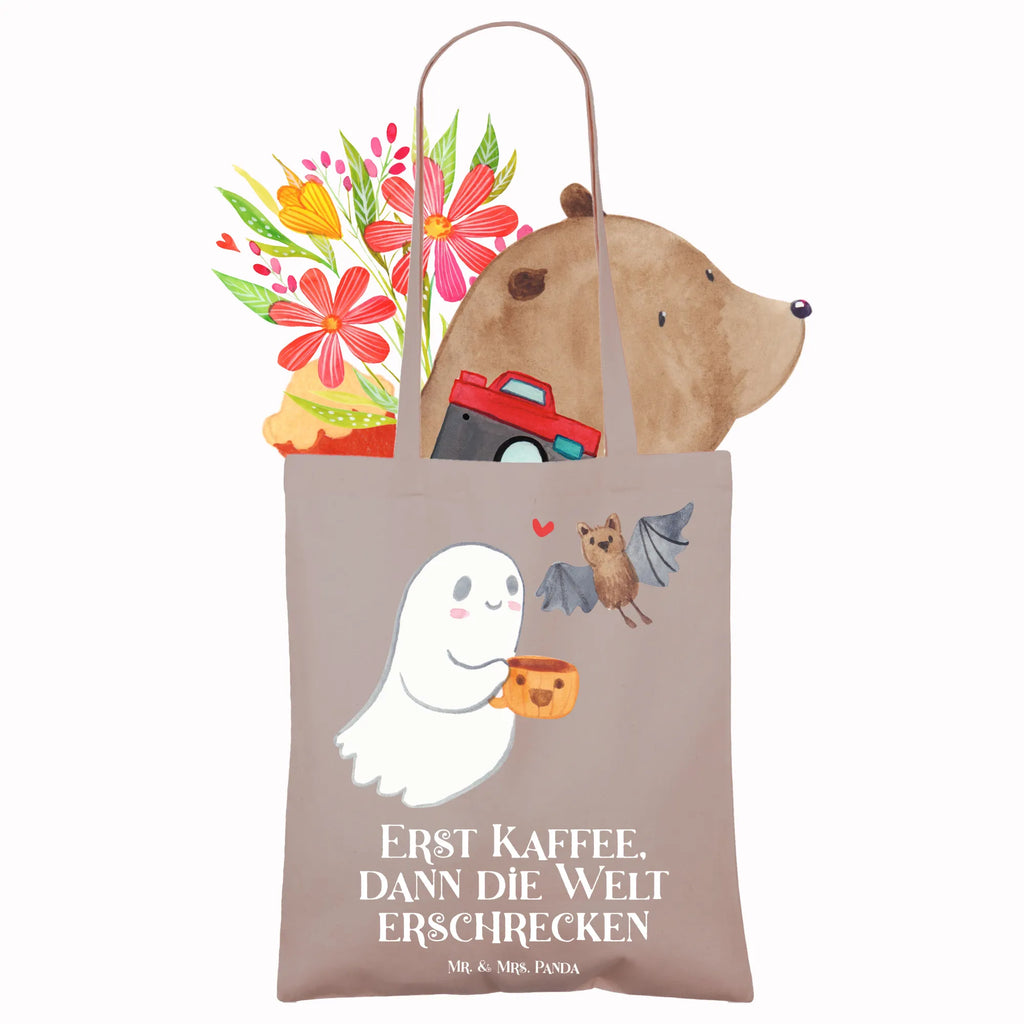 Tote bag Ghost Coffee Tasche, Strandtasche, Schultertasche, Stofftasche, Einkaufstüte, Tragetasche, Stoffbeutel, Jutebeutel, Umhängetasche, Beutel, Beuteltasche, Laptoptasche, Shopper, Einkaufstasche, Badetasche, Jutetasche, Halloween, Deko, Martinssingen, Dekoration, Geschenke, Schenken, Gespenst, Kaffee