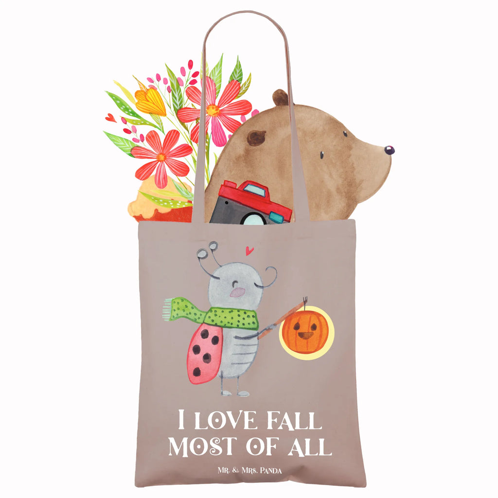 Tote bag Smörle Lantern Shopper, Tragetasche, Einkaufstüte, Jutetasche, Schultertasche, Stofftasche, Laptoptasche, Beutel, Strandtasche, Beuteltasche, Jutebeutel, Badetasche, Einkaufstasche, Umhängetasche, Stoffbeutel, Tasche, Halloween, Deko, Martinssingen, Dekoration, Geschenke, Schenken, Marienkäfer, Laterne, Herbst