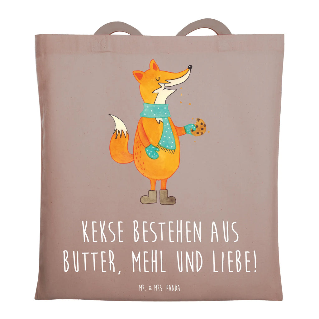 Torba lis ciasteczko Beuteltasche, Beutel, Einkaufstasche, Jutebeutel, Stoffbeutel, Tasche, Shopper, Umhängetasche, Strandtasche, Schultertasche, Stofftasche, Tragetasche, Badetasche, Jutetasche, Einkaufstüte, Laptoptasche, Fuchs, Füchse, Backen Spruch, Kekse, Winter, Weihnachtszeit, Plätzchen, Liebe, Küche Deko