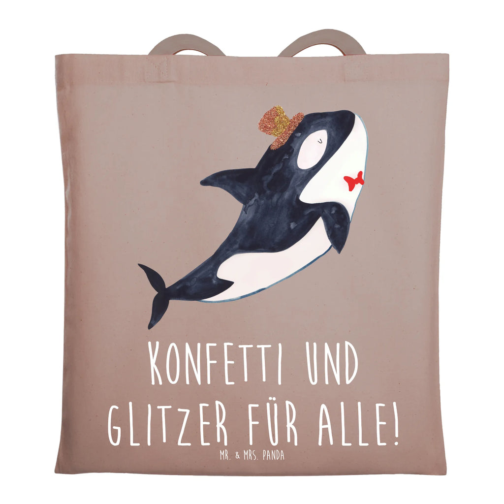Tote bag orca cylinder Beutel, Jutebeutel, Shopper, Umhängetasche, Laptoptasche, Strandtasche, Stoffbeutel, Schultertasche, Tasche, Badetasche, Jutetasche, Einkaufstüte, Beuteltasche, Einkaufstasche, Tragetasche, Stofftasche, Meerestiere, Meer, Urlaub, Konfetti, Glitzer, Geburtstag, Glückwunsch, Fest, Feier, Narwal, Glitter, Orca, Fete