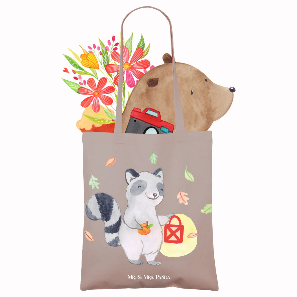 Tragetasche Waschbär Laterne Jutebeutel, Tasche, Einkaufstüte, shopping tasche, Shopper, unitasche, Badetasche, Einkaufsbeutel, Tüte, Stoffbeutel, büchertasche, Schultertasche, Strandtasche, Schultasche, Einkaufstasche, Laptoptasche, Tragetasche, tote bag, Jutetasche, Beutel, Henkeltasche, uni tasche, Stofftasche, Leinentasche, baumwollbeutel, bedruckte tasche, Alltagstasche, Statementbeutel, Beuteltasche, Baumwolltasche, Umhängetasche, Halloween, Martinssingen, Dekoration, Deko, Schenken, Geschenke, Herbst, Waschbär, Süßes sonst gibt's saures, Laterne, Trick or Treat, Halloween Deko