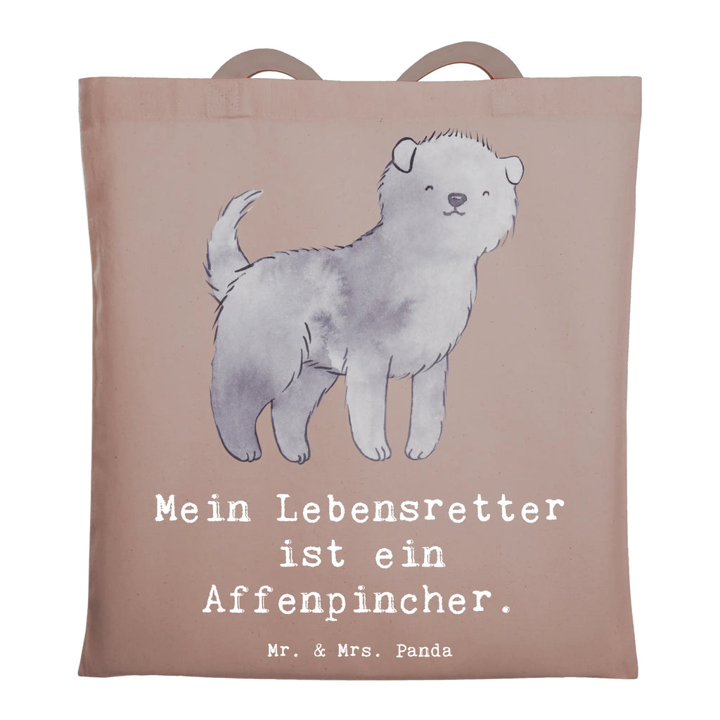 Tote bag Affenpinscher Lifesaver Stofftasche, Badetasche, Strandtasche, Shopper, Laptoptasche, Beuteltasche, Stoffbeutel, Jutebeutel, Jutetasche, Beutel, Einkaufstasche, Tasche, Umhängetasche, Schultertasche, Einkaufstüte, Tragetasche, Hund, Hunderasse, Rassehund, Hundebesitzer, Geschenk, Tierfreund, Schenken, Welpe, Affenpincher