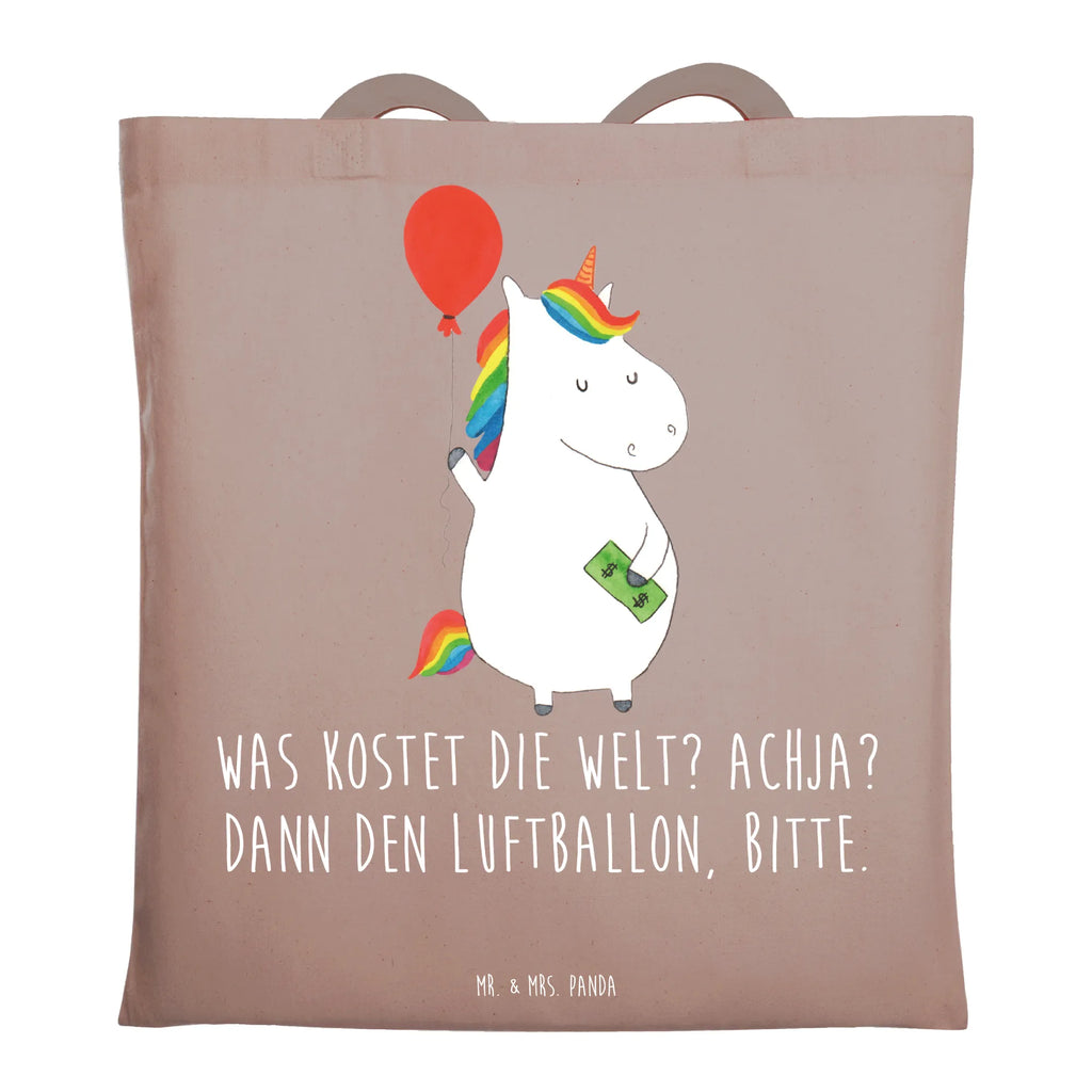 Torba Jednorożec Balon Beutel, Einkaufstasche, Schultertasche, Stofftasche, Umhängetasche, Beuteltasche, Strandtasche, Tasche, Einkaufstüte, Shopper, Tragetasche, Laptoptasche, Jutetasche, Badetasche, Stoffbeutel, Jutebeutel, Einhorn, Einhörner, Einhorn Deko, Unicorn, Geschenk, Luftballon, Geld, Lebenslust, Freude, Freundin