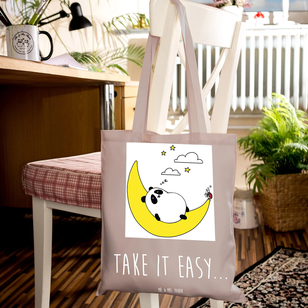 Tragetasche Easy & Peasy Take it Easy Laptoptasche, Umhängetasche, Schultertasche, Jutebeutel, Beutel, Tragetasche, Badetasche, Einkaufstasche, Jutetasche, Einkaufstüte, Tasche, Shopper, Strandtasche, Stoffbeutel, Stofftasche, Beuteltasche