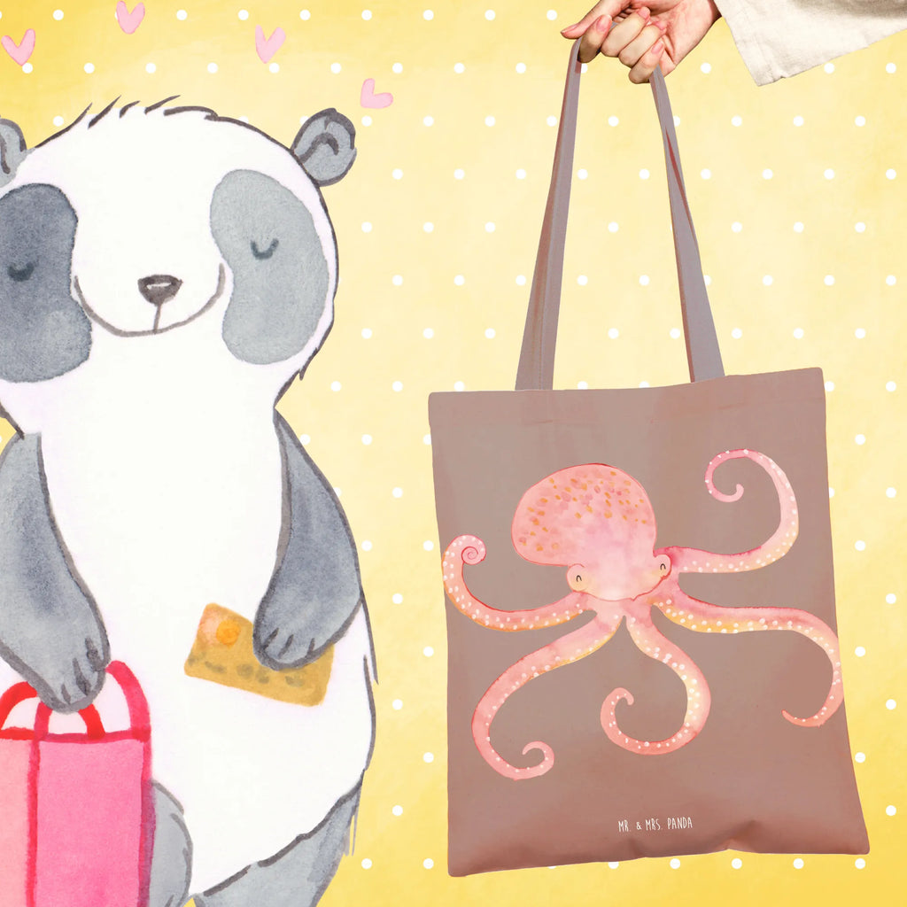 Tote bag Squid Schultertasche, Einkaufstüte, Beutel, Tasche, Strandtasche, Shopper, Einkaufstasche, Stoffbeutel, Stofftasche, Jutebeutel, Umhängetasche, Jutetasche, Beuteltasche, Laptoptasche, Badetasche, Tragetasche, Tiermotive, Gute Laune, lustige Sprüche, Tiere, Tintenfisch, Meerestier, Krake, Meer, Ozean, Wasser, Arme
