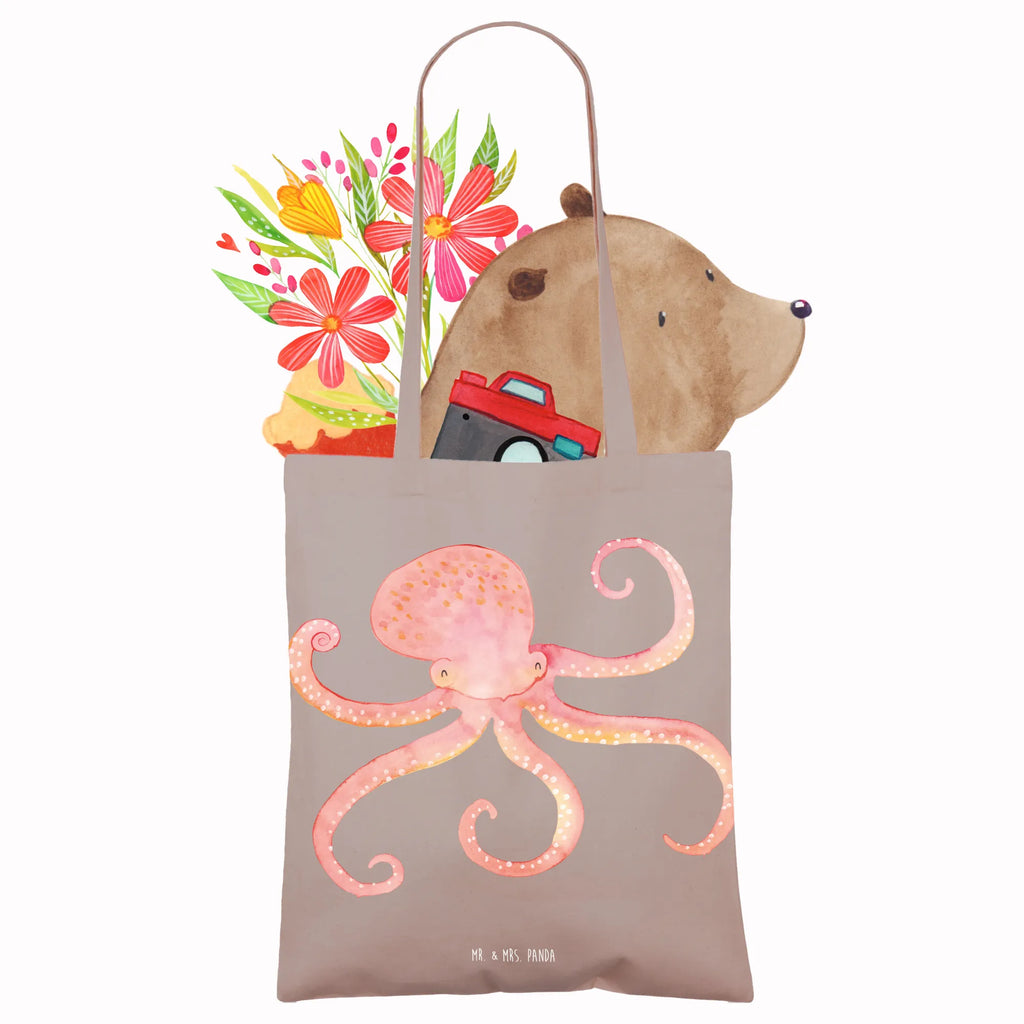 Tote bag Squid Schultertasche, Einkaufstüte, Beutel, Tasche, Strandtasche, Shopper, Einkaufstasche, Stoffbeutel, Stofftasche, Jutebeutel, Umhängetasche, Jutetasche, Beuteltasche, Laptoptasche, Badetasche, Tragetasche, Tiermotive, Gute Laune, lustige Sprüche, Tiere, Tintenfisch, Meerestier, Krake, Meer, Ozean, Wasser, Arme