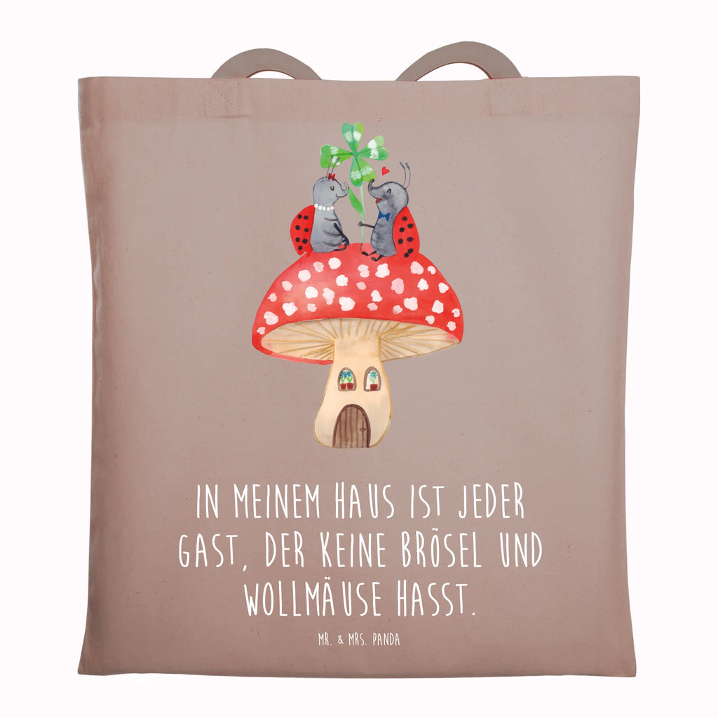 Tote bag ladybug toadstool Einkaufsbeutel, bedruckte tasche, Einkaufstüte, Stofftasche, Tragetasche, uni tasche, shopping tasche, Statementbeutel, Jutetasche, Schultasche, Beutel, Laptoptasche, Beuteltasche, büchertasche, Tasche, Henkeltasche, Strandtasche, Shopper, unitasche, Tüte, Jutebeutel, Schultertasche, Umhängetasche, Einkaufstasche, tote bag, Leinentasche, Stoffbeutel, Alltagstasche, Badetasche, Baumwolltasche, baumwollbeutel, Gute Laune, Tiermotive, Tiere, lustige Sprüche, Fleigenpilzhaus, Wohnung, Haus, Fliegenpilz, Marienkäfer, zuhause