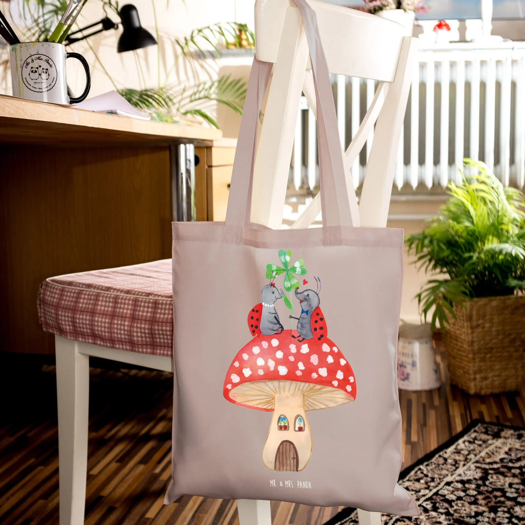 Tote bag ladybug toadstool Einkaufsbeutel, bedruckte tasche, Einkaufstüte, Stofftasche, Tragetasche, uni tasche, shopping tasche, Statementbeutel, Jutetasche, Schultasche, Beutel, Laptoptasche, Beuteltasche, büchertasche, Tasche, Henkeltasche, Strandtasche, Shopper, unitasche, Tüte, Jutebeutel, Schultertasche, Umhängetasche, Einkaufstasche, tote bag, Leinentasche, Stoffbeutel, Alltagstasche, Badetasche, Baumwolltasche, baumwollbeutel, Gute Laune, Tiermotive, Tiere, lustige Sprüche, Fleigenpilzhaus, Wohnung, Haus, Fliegenpilz, Marienkäfer, zuhause