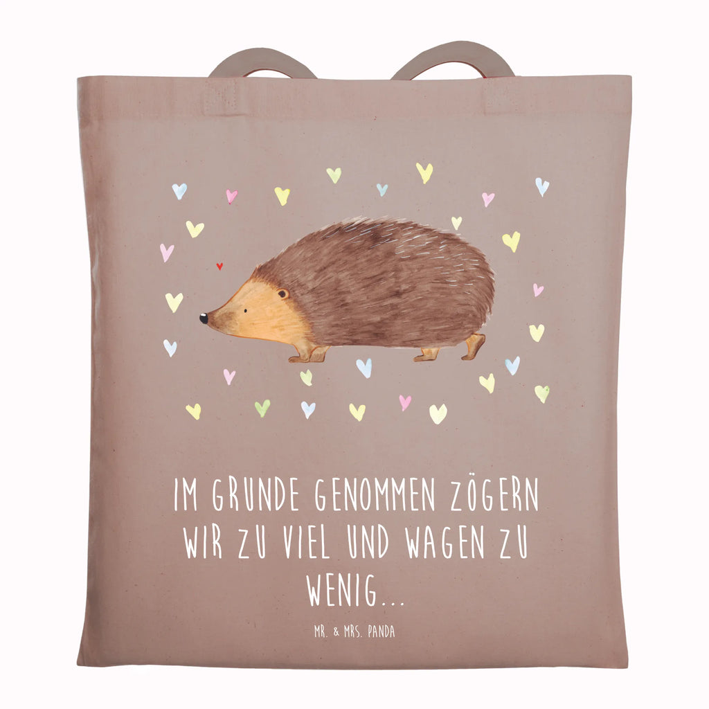 Tote bag Hedgehog hearts