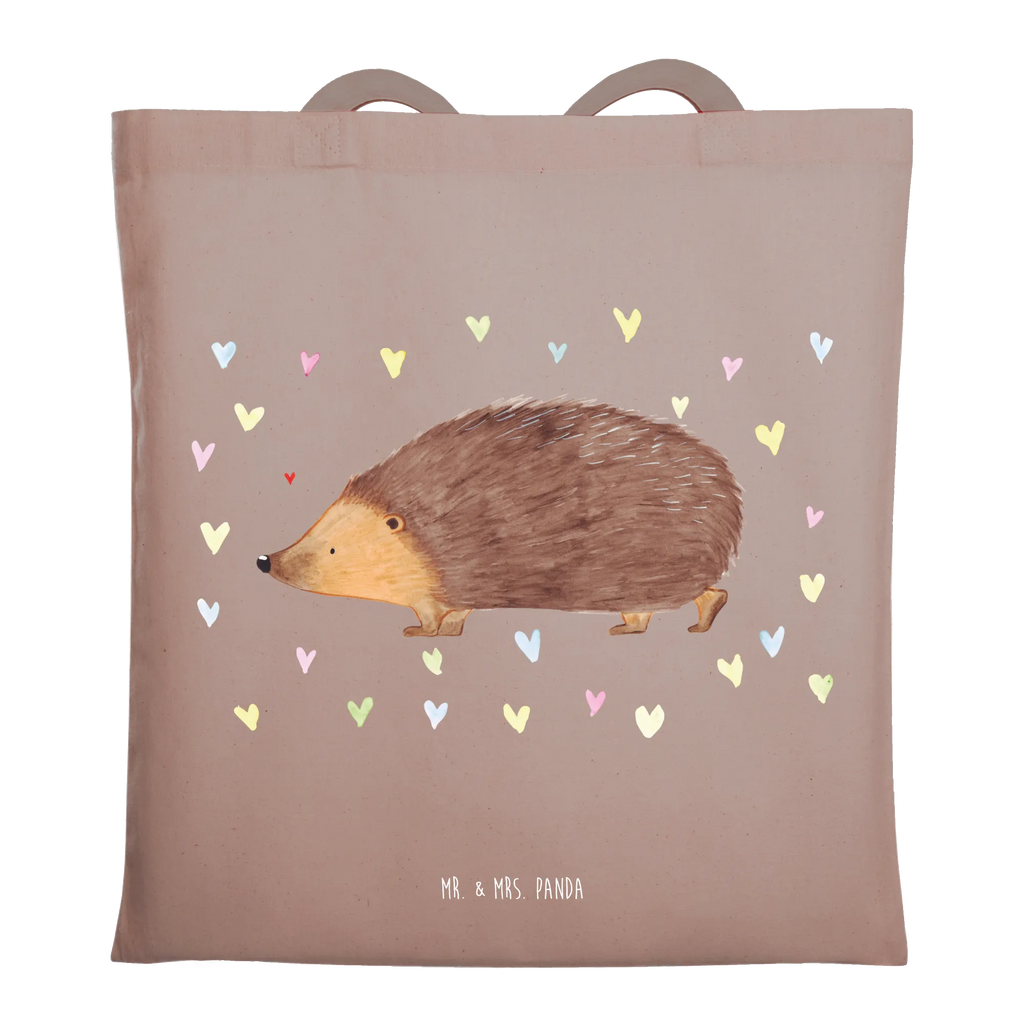 Tote bag Hedgehog hearts