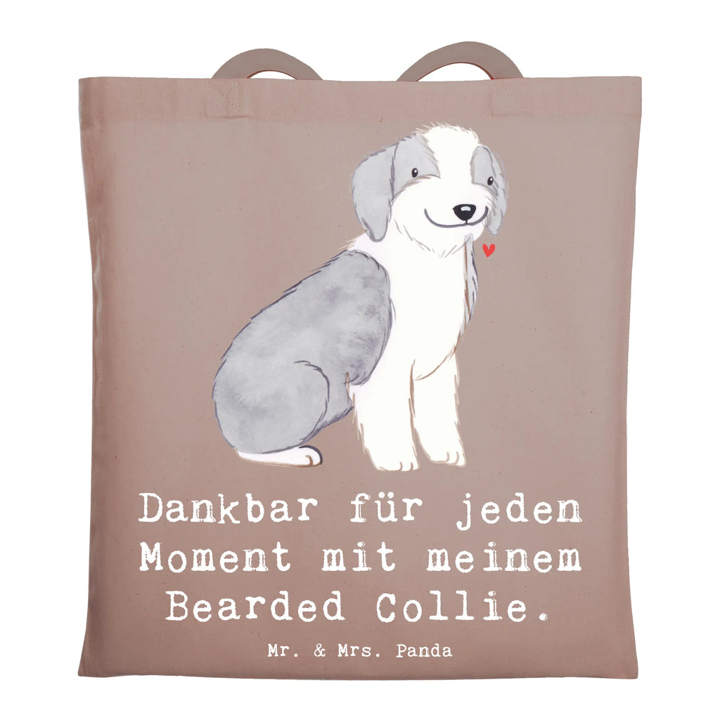 Tote bag Bearded Collie moment Shopper, Jutetasche, Beutel, Laptoptasche, Tasche, Stoffbeutel, Einkaufstüte, Tragetasche, Jutebeutel, Stofftasche, Schultertasche, Strandtasche, Beuteltasche, Einkaufstasche, Umhängetasche, Badetasche, Hund, Hunderasse, Rassehund, Hundebesitzer, Geschenk, Tierfreund, Schenken, Welpe, Bearded Collie, britischer Hütehund