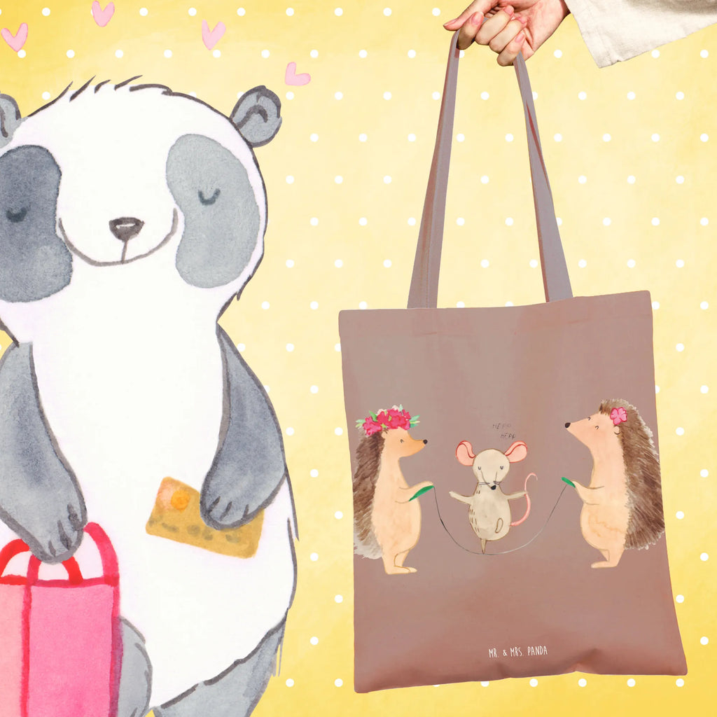 Tote bag Hedgehog skipping