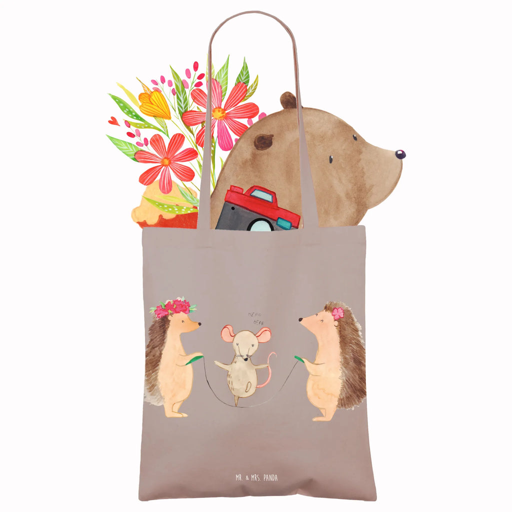 Tote bag Hedgehog skipping