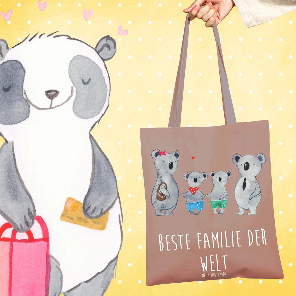 Tote bag Koala family with two kids shopper, shoulder bag, pouch, jute bag, cotton bag, shopping bag, Carrier bag, bag, cloth bag, Family, Father's Day, Mother's Day, brother, sister, Mom, Dad, family life, family, koala family, favourite family, family time, koala, koala bear, best family
