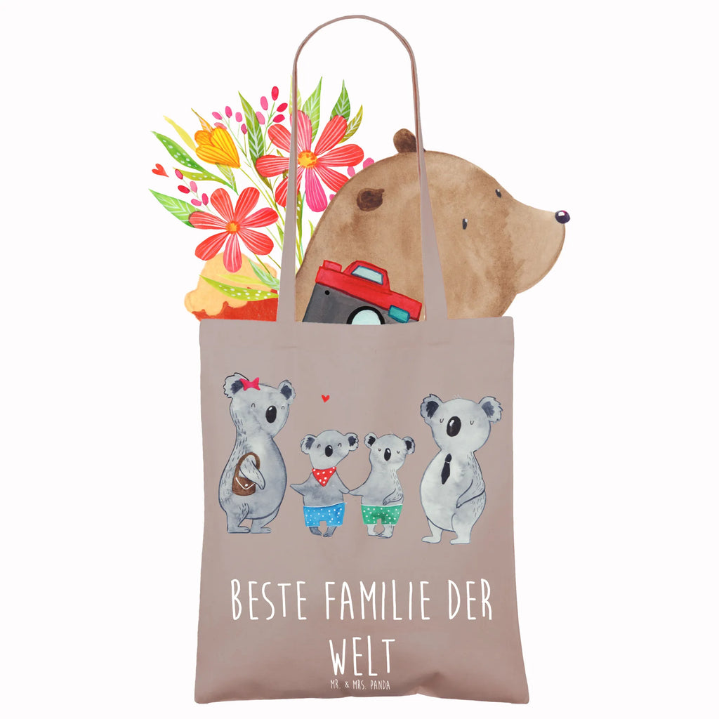 Tote bag Koala family with two kids shopper, shoulder bag, pouch, jute bag, cotton bag, shopping bag, Carrier bag, bag, cloth bag, Family, Father's Day, Mother's Day, brother, sister, Mom, Dad, family life, family, koala family, favourite family, family time, koala, koala bear, best family