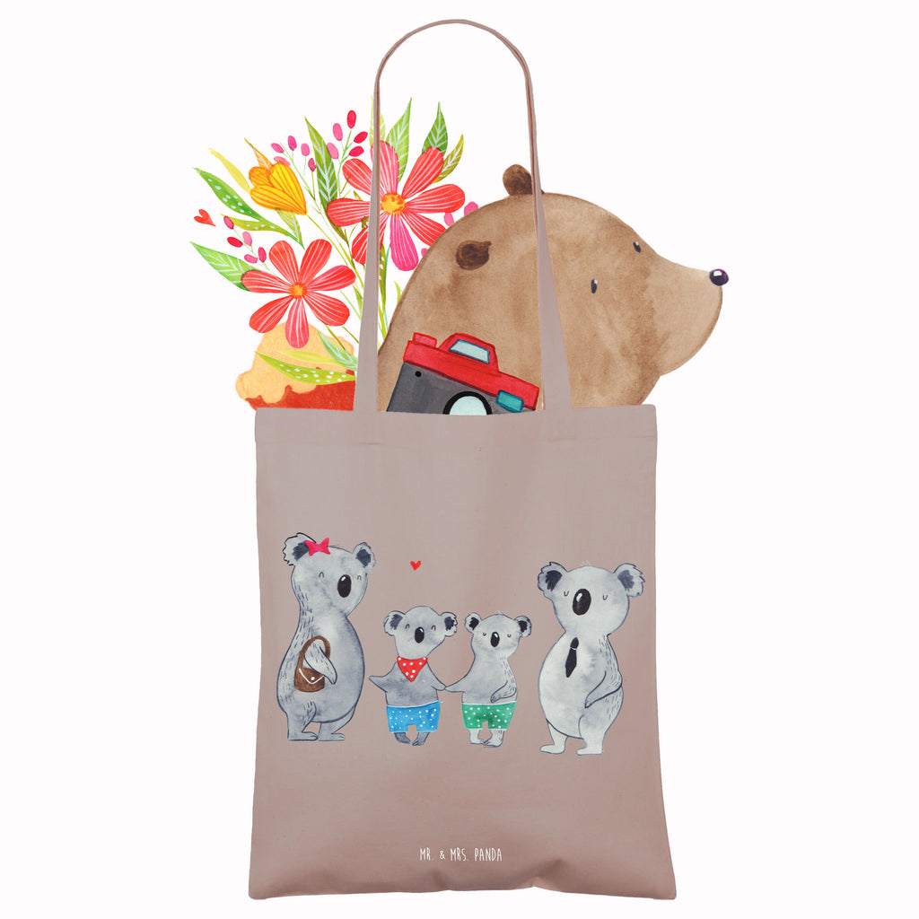 Tote bag Koala family with two kids shopper, shoulder bag, pouch, jute bag, cotton bag, shopping bag, Carrier bag, bag, cloth bag, Family, Father's Day, Mother's Day, brother, sister, Mom, Dad, family life, family, koala family, favourite family, family time, koala, koala bear, best family