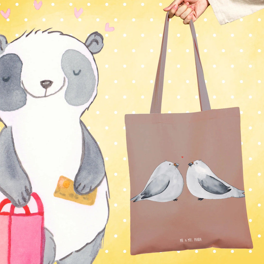 Tote bag Turtledoves in love cotton bag, jute bag, Carrier bag, shopper, bag, cloth bag, shoulder bag, shopping bag, pouch, Love, Loving, Two, Together, Marriage, Engagement, Proposal of marriage, Love gift, gift for her, gift for him, anniversary gift, Wedding anniversary, Girlfriend, Gift Girlfriend, Engaged, Turtledove, Partner, Gift Wedding, Married, Gift Friend, Doves, Turtle doves, Anniversary, Friend, Proof of love, In love