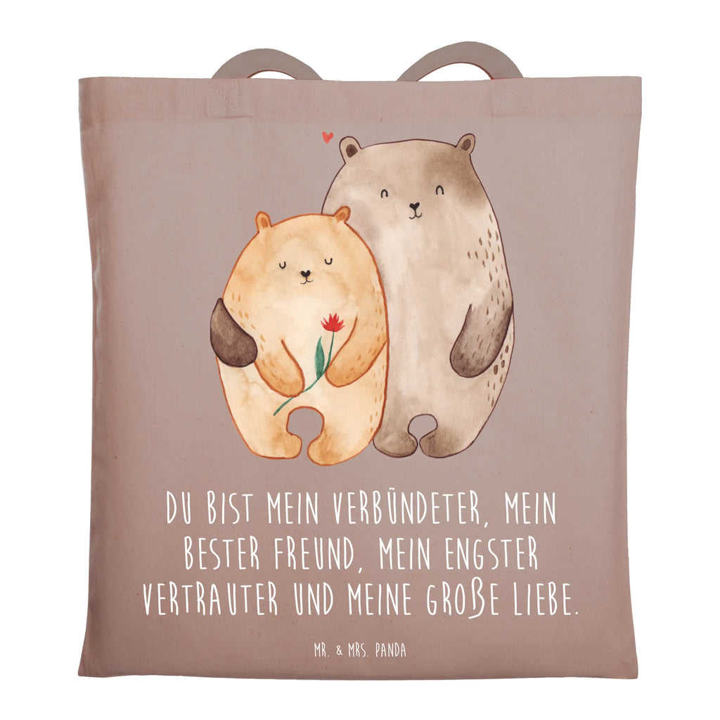 Tote bag Bears in love