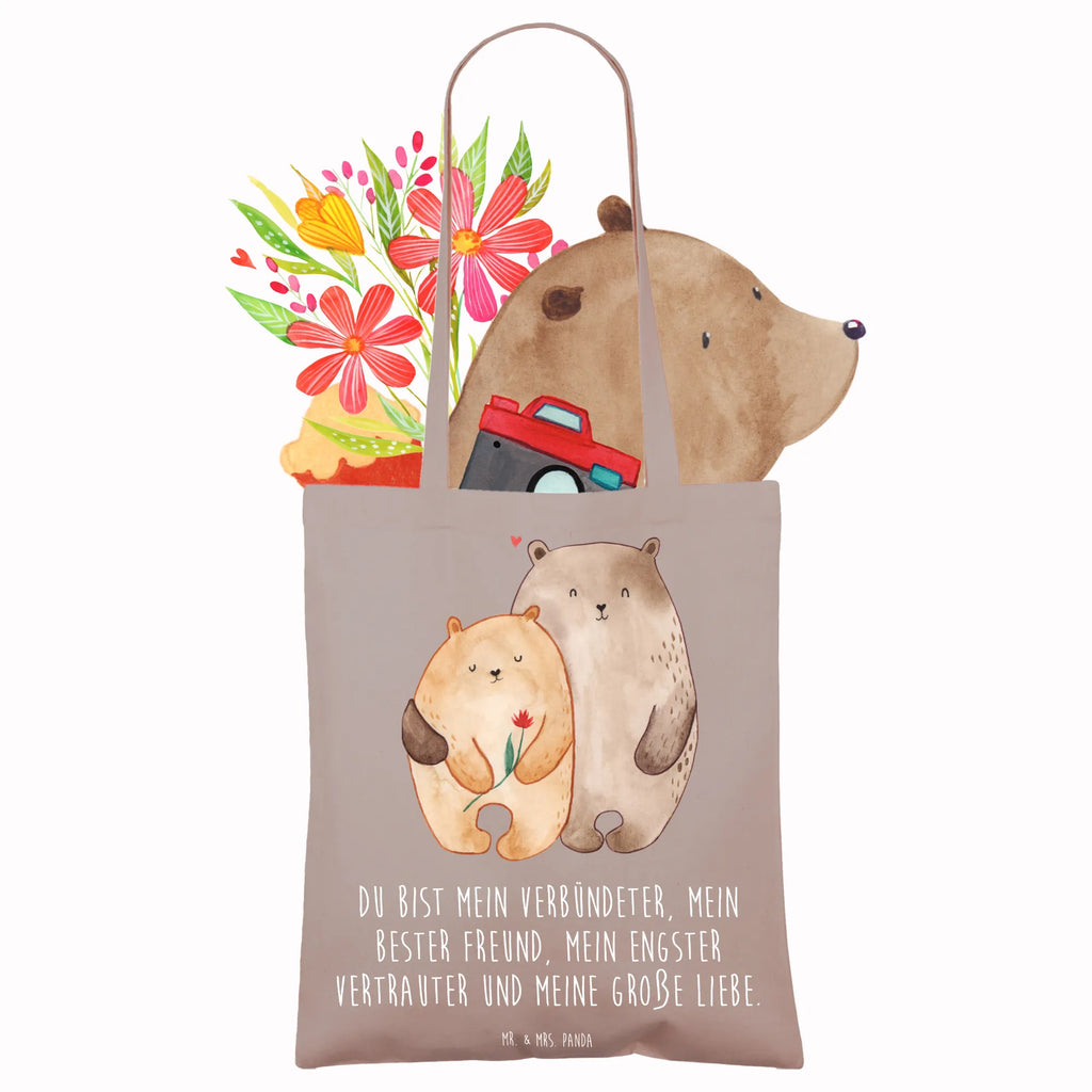 Tote bag Bears in love