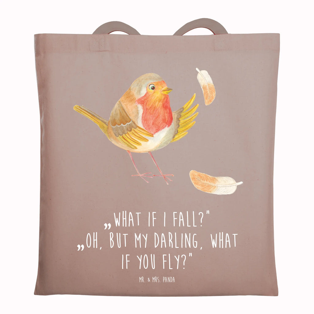 Tote bag robin feathers